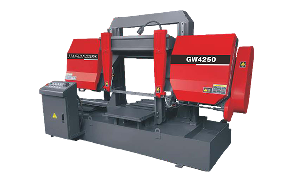 东升镇GW4250双柱龙门卧式带锯床